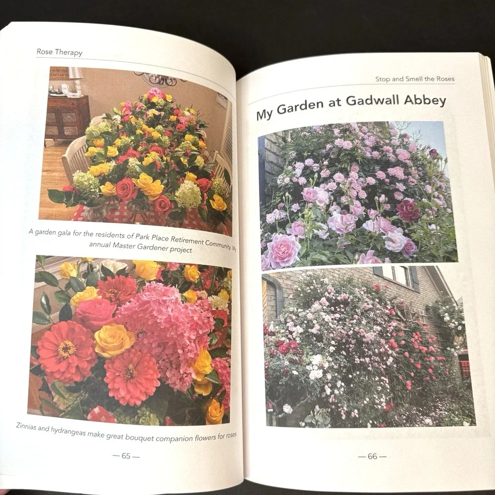 Rose Therapy: My Journey of Growing and Caring for Roses by Ron Daniels Signed